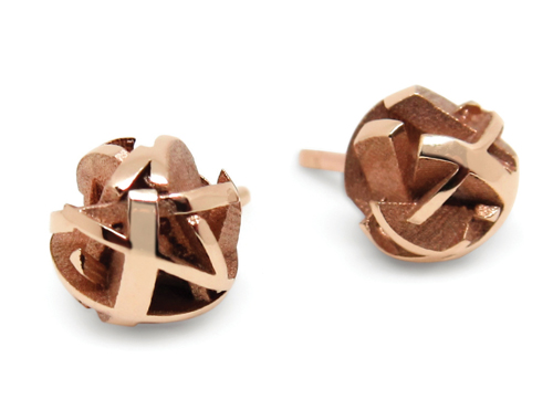 EDITED- Fairina Cheng_Negative Positive 3D printed rose gold stud earrings_ CMYK