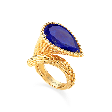 Boucheron Serpent ring Lapis Lazuli