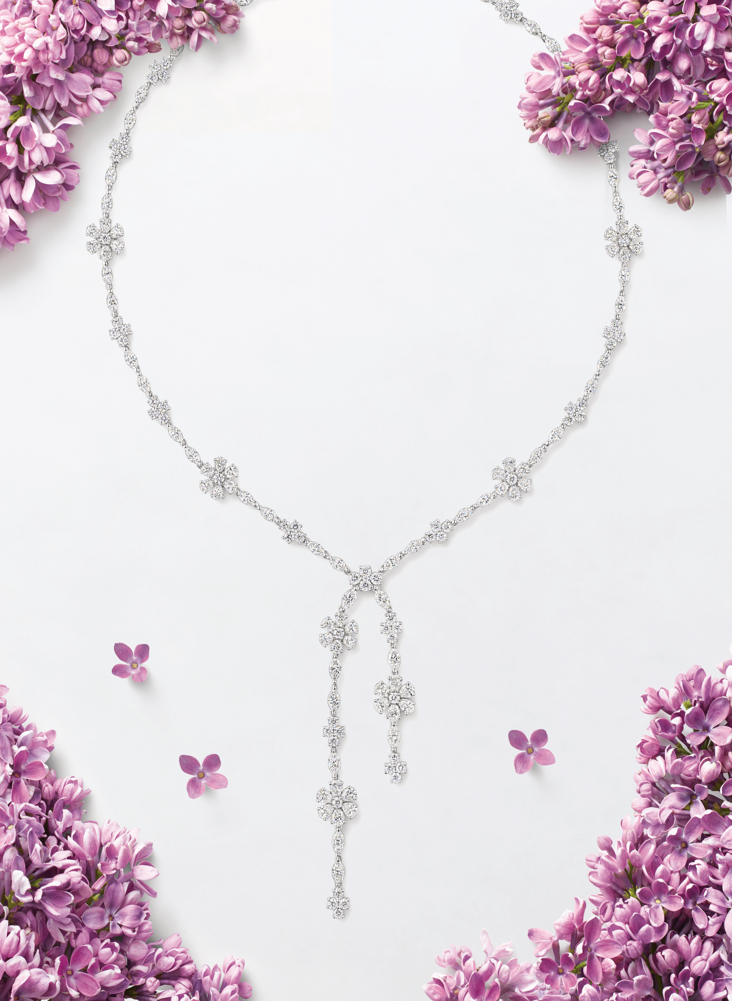 Winston Garden Forget Me Not Necklace