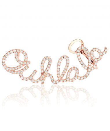 Rose gold Ouhlala ear cuff by Lily Gabriella