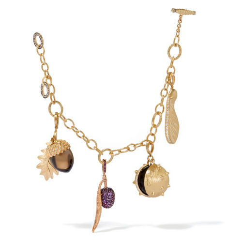 Annoushka 18ct Gold Mythology Seeds Charm Bracelet