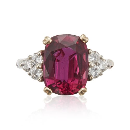 RUBY AND DIAMOND RING WITH AGL REPORT
ESTIMATE: $4,000 - $6,000