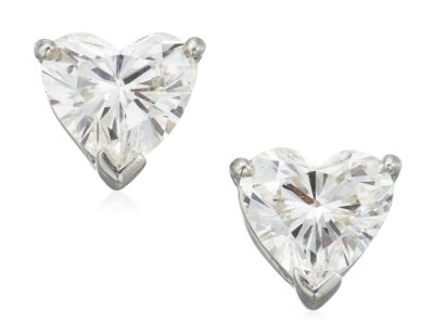 TIFFANY & CO. HEART SHAPED DIAMOND STUD EARRINGS
ESTIMATE: $3,000 - $5,000