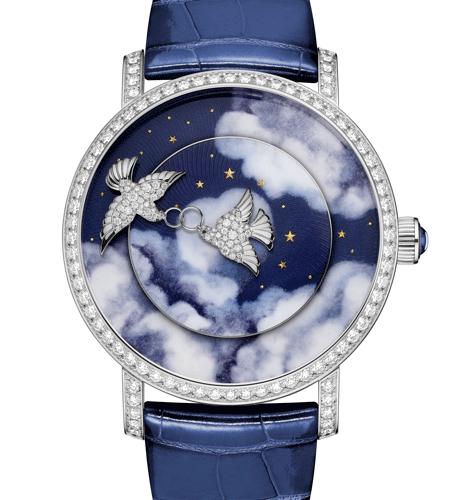 Chaumet, Colombes timepiece with diamonds and sapphires is an ode to eternal love